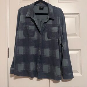 32 Degrees Blue Heather Flerce Shirt